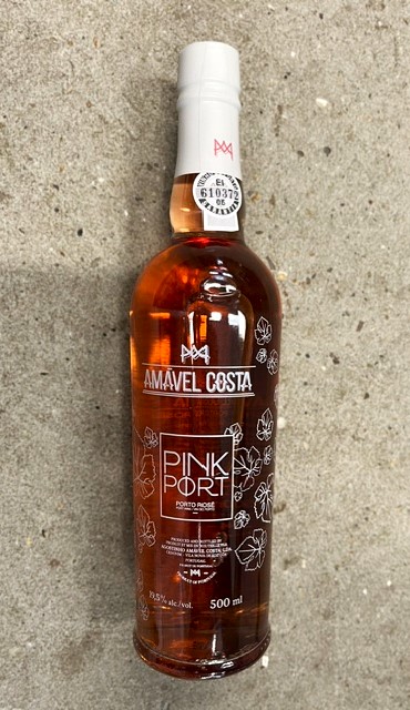 Amável Costas Pink Portvin. En lys og forfriskende portvin der nydes afkølet både for sig eller i cocktails.